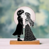 Gothique Emo Enfants Kiss Valentine's Day (Neutre)