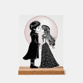 Gothique Emo Enfants Kiss Valentine's Day (Recto)