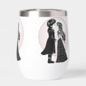 Gothique Emo Enfants Kiss Valentine's Day (Arrière)