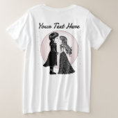 Gothique Emo Enfants Kiss Valentine's Day (Design dos)