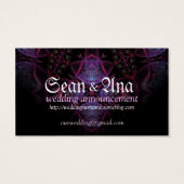 Gothique Enregistrer la date de l'annonce Cartes (Dos)