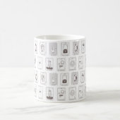 Gothique esthétique carte Tarot Mug (Centre)