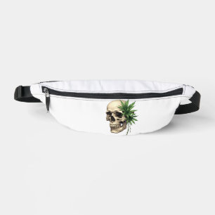 Gothique esthétique Grunge Crâne Tropical Feuille