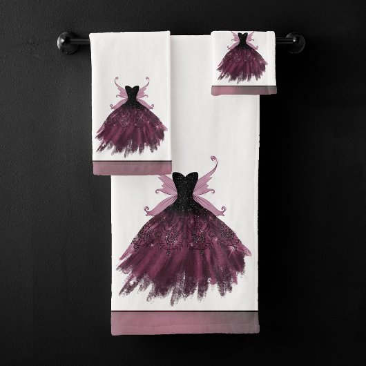 Gothique Fairy Fuchsia Gown | Punk Rock rose Magen