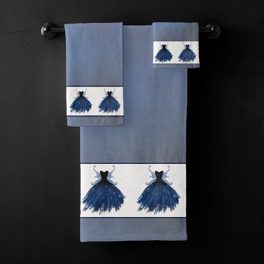 Gothique Fairy Navy Gown | Fleur bleue de Cobalt p