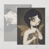 Gothique Fairy poison imaginaire art carte postale (Devant / Derrière)