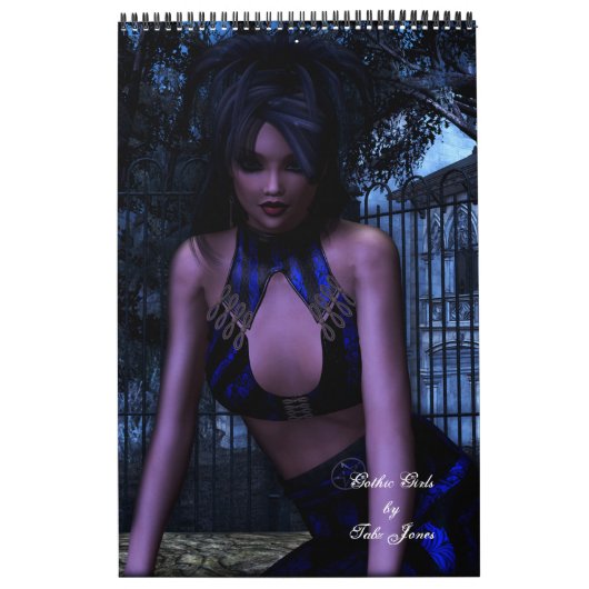 Gothique Filles Imaginaire Art Calendrier (Protection)