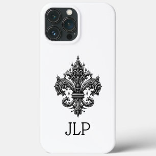 Gothique Fleur-de-lis coque iphone