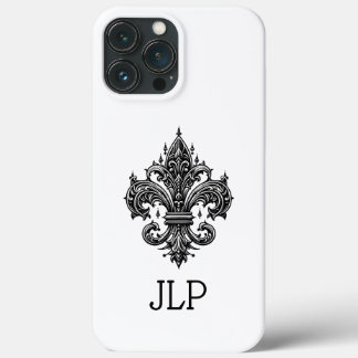 Gothique Fleur-de-lis coque iphone