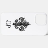 Gothique Fleur-de-lis coque iphone (Verso (horizontal))