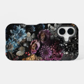 Gothique Floral iPhone 16 Coque (Verso Horizontal)