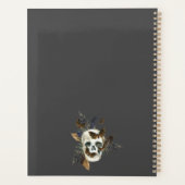 Gothique Floral Mariage papillons crâne (Dos)