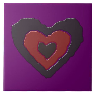 Gothique Fondre Amour Carreau Coeur