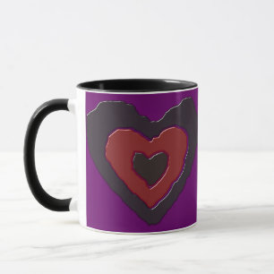 Gothique Fondre Amour Coeur Mug