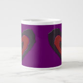Gothique Fondre Amour Coeur Mug (Devant)