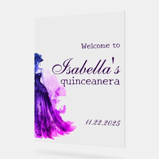 Gothique Glam Quince violet (Angle)