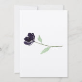 Gothique Goth Dark Faire-part de mariage (Dos)