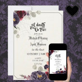 Gothique Goth Dark Faire-part de mariage