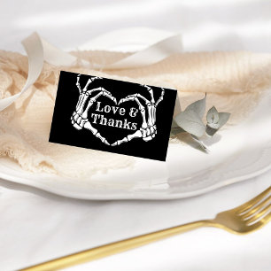 Gothique Halloween Amour & Merci Crâne Coeur Maria