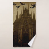 Gothique/Halloween/automne/citrouille (Serviette de bain)