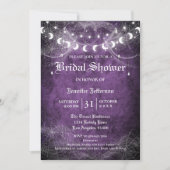 Gothique Halloween Nuptiale Douche Invitation (Devant)