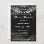 Gothique Halloween Nuptiale Douche Invitation (Devant)