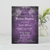 Gothique Halloween Nuptiale Douche Invitation (Debout devant)