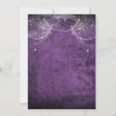 Gothique Halloween Nuptiale Douche Invitation (Dos)