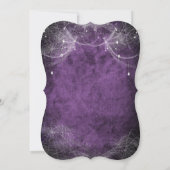 Gothique Halloween Nuptiale Douche Invitation (Dos)