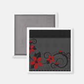 Gothique Kokeshi Kimono Design Magnet (Recto/Verso)
