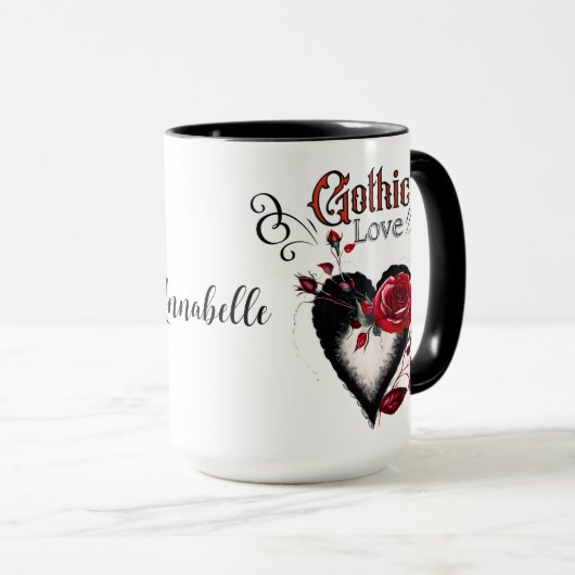 Gothique Love Mug (Devant droit)