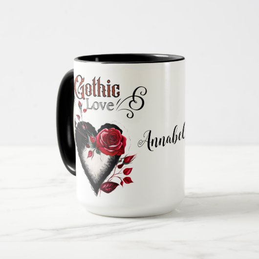 Gothique Love Mug (Devant gauche)