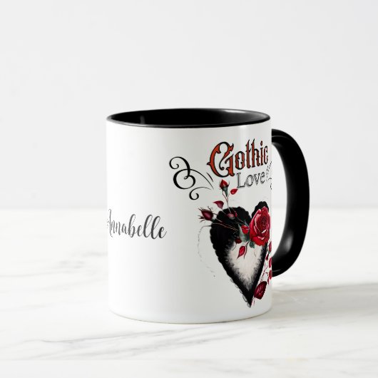 Gothique Love Mug (Devant droit)