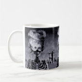 Gothique Masqué Squelette Mug (Gauche)