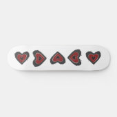 Gothique Melting Love Heart Skateboard (Horz)