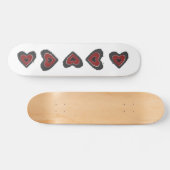 Gothique Melting Love Heart Skateboard (Horz)