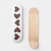 Gothique Melting Love Heart Skateboard (Recto)