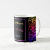 GOTHIQUE NE VOIR PAS DE MAL, CÈMÈRE SKELETONS MUG (Devant droit)