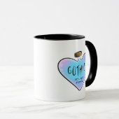 Gothique ou Go Home Mug (violet/bleu) (Devant droit)