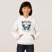 Gothique papillon Graphic tendance fille Sweat - s (Devant entier)