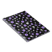 Gothique Purple Floral Note livre (Côté Droit)