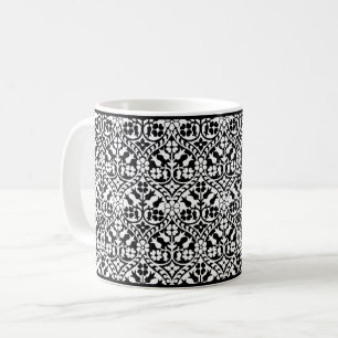 Gothique Revival Floral Café Mug
