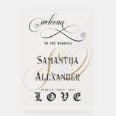 Gothique Rien De Fancy Just Love Mariage Welcome (Recto)