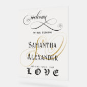 Gothique Rien De Fancy Just Love Mariage Welcome (Angle)