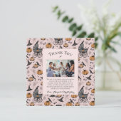 Gothique rose victorien Carte de remerciements de  (Debout devant)