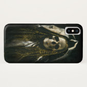 Gothique Skeleton Ghost iPhone X Coque (Dos (Horizontal))