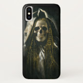 Gothique Skeleton Ghost iPhone X Coque (Dos)