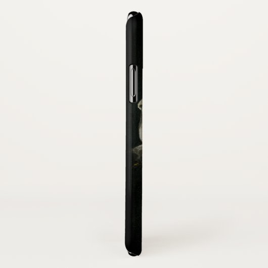 Gothique Skeleton Ghost iPhone X Coque (Dos/Droite)