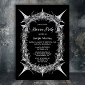 Gothique Thorns Divorce Party Invitation