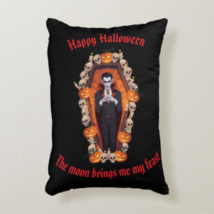 🧛 ♂️ gothique Vampire Halloween Coussin noir 🎃